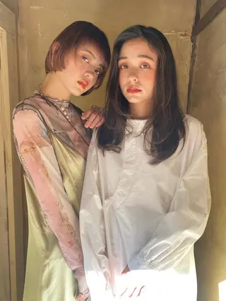 カラー 堀江／韓国・透明感 カラー／みずき🐩のヘアスタイル