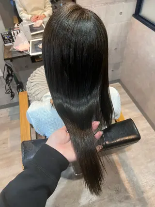 ロング カラー 髪質改善🫧‪ りこのヘアスタイル