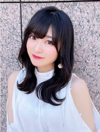 セミロング カラー レイヤーカット/髪質 改善/矯正🤍吉田のヘアスタイル