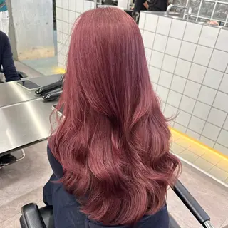 ロング カラー cinq PROJECT所属・ミルクティーベージュ 🐱【Ryo】のヘアスタイル