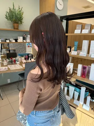 ロング 早川 楓那のヘアスタイル