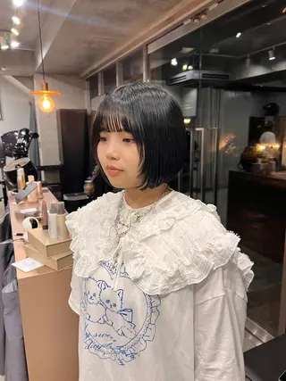 レイヤーカット/ パーマ‪/表参道のヘアスタイル