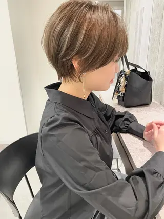 ショート 髪質改善will hairdesignのヘアスタイル