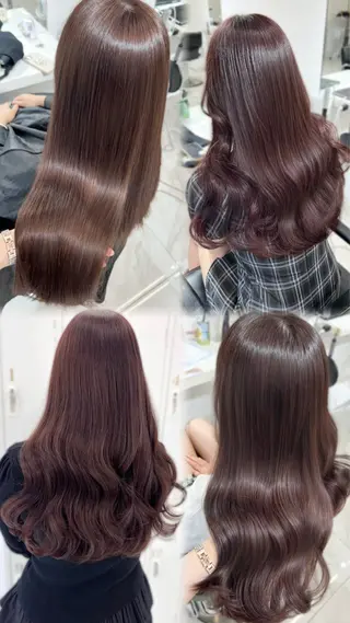 セミロング カラー 盛れる顔周り🤍渋谷 Risa🎀のヘアスタイル