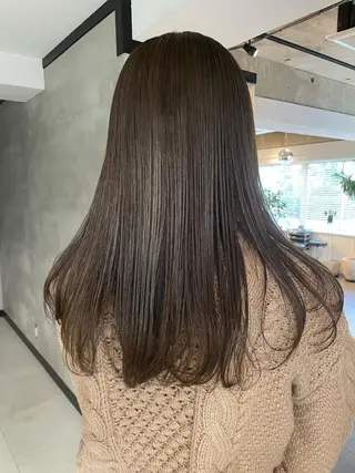 ロング カラー classic 新横浜所属・大人girly🛋️ 🤍yukakoのヘアスタイル