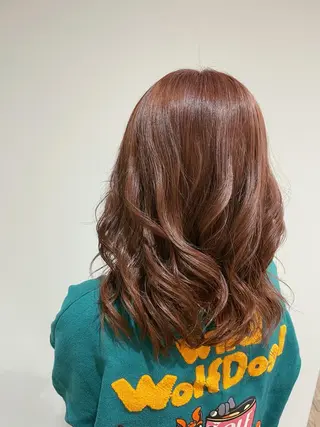 セミロング カラー 山本 尚輝のヘアスタイル