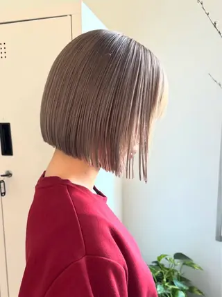 ショート カラー Laff新宿所属・縮毛矯正/ボブ 新宿/ショート/航輝のヘアスタイル