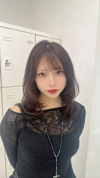 ミディアム 💖海外girl💖 レイヤー/MEARIのヘアスタイル