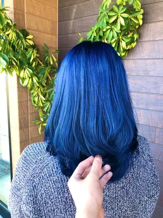 ミディアム カラー 太白区白髪ぼかし/ ボブカット/千葉達人のヘアスタイル