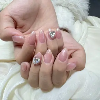 ネイル 🎀nana🫧 ワンホンネイル🎀のネイルデザイン