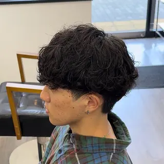 ショート パーマ メンズ GROOM men's hair所属・メンズカット/パーマ 川崎　智大のヘアスタイル