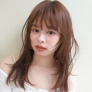 ロング 表参道/レイヤー/暖 色/Ｗカラー/小春のヘアスタイル