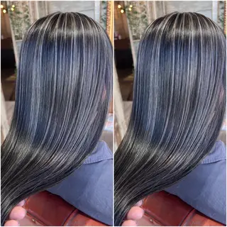 ロング カラー 🫧DECORA 🫧望月涼🫧韓国風のヘアスタイル