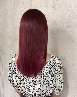 ロング カラー 唐澤 千尋のヘアスタイル