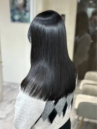 ロング 柔らか縮毛矯正 / 髙島颯人のヘアスタイル