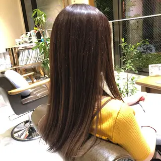 ロング カラー ヘアアレンジ 柳井 準平のヘアスタイル