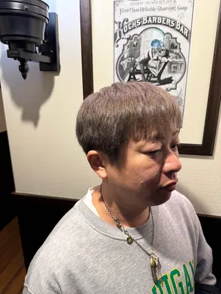 ショート カラー メンズ 平野 蒼太のヘアスタイル