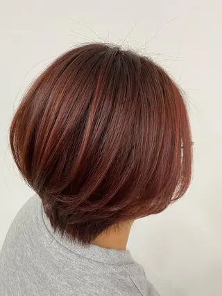 ショート カラー 🌿佐山 絵梨佳🌿 Recharme新保のヘアスタイル