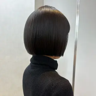 ショート ボブ/レイヤー/ニュ アンスパーマ/小夏のヘアスタイル