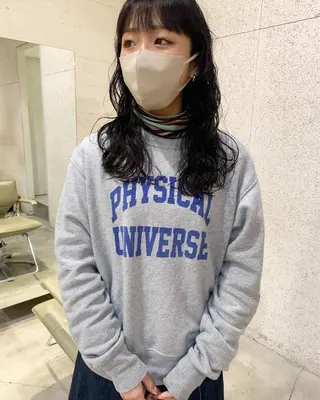 セミロング パーマ 【takk】 ナカヤママサヨシのヘアスタイル