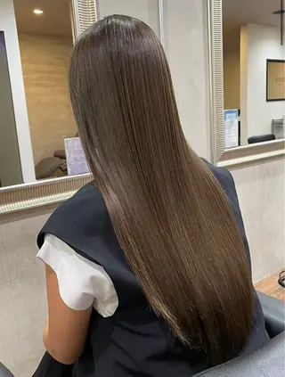 ロング Hair Place SoL 磯淵蓮のヘアスタイル