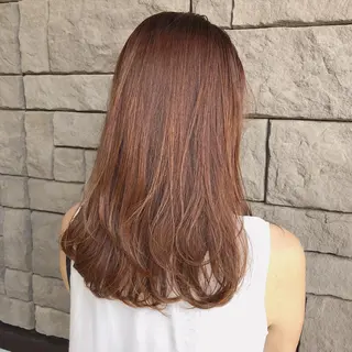 ロング カラー 店長/mao/ 前髪/顔周りカットのヘアスタイル