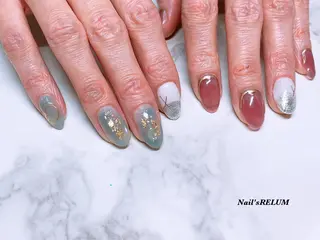 ネイル THECOLORS所属・近貞 莉奈のネイルデザイン