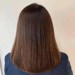 セミロング カラー sanae /透明感カラーのヘアスタイル