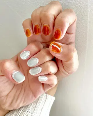 ネイル 甲府市徳行 🧸prunelleのネイルデザイン