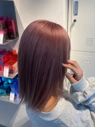 ミディアム カラー LAMIN MEFULL 木場店所属・篠田 千佳のヘアスタイル