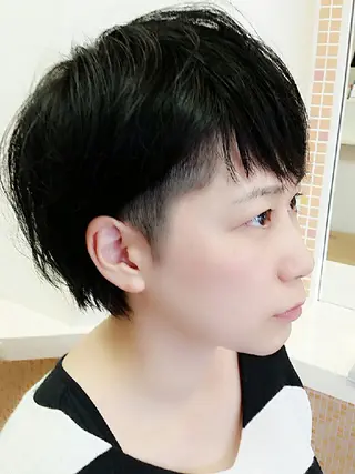 ショート 湊 ヒロシのヘアスタイル
