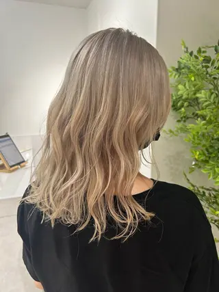 ミディアム カラー 💙まこと💙艶 カラー(Rico)のヘアスタイル