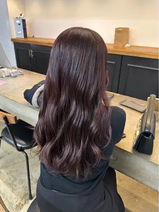 セミロング カラー パーマ ヘアアレンジ 暖色💖ツヤ髪💖 masae🌼のヘアスタイル