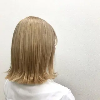 ミディアム 松本平太郎美容室大宮店所属・もりたみかこ 美容師お休み中のヘアスタイル