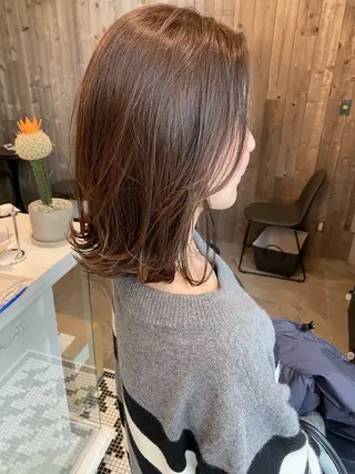 ミディアム カラー 🩷🍭中津・梅田 エリア🍬💜のヘアスタイル