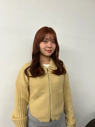 セミロング カラー キッズ オトナヘア🌸 harukaのヘアスタイル