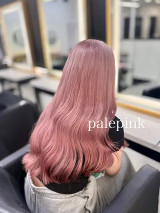 ロング カラー エクステ🩵ブリーチ 韓国ヘア🩵KAEのヘアスタイル