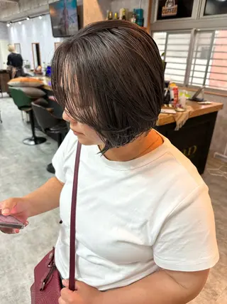 ショート C’LD hair  produce /シールドヘア所属・モテ髪/ボブ/ショー ト/アダチフウトのヘアスタイル