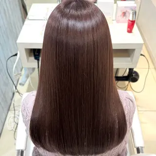 セミロング 【髪質改善カラー】 あむ·. ⟡ 🖤のヘアスタイル