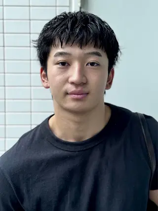 ショート メンズ メンズ特化/ センターパート/八谷のヘアスタイル