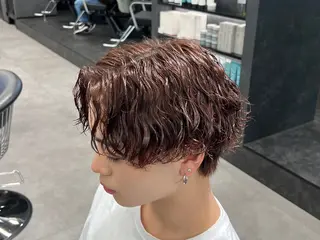 カラー パーマ メンズ ✨️ツイスパ波巻き特 化小杉澪生✨️のヘアスタイル