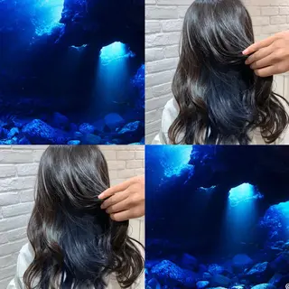 セミロング カラー 🍎ハッシュカット× 髪質改善🍎カイトのヘアスタイル