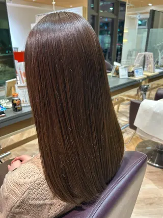 セミロング カラー 加藤 千穂のヘアスタイル