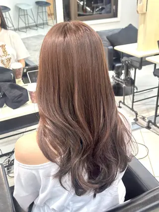 ロング レイヤー×ツヤカラー 渋谷/kougaのヘアスタイル