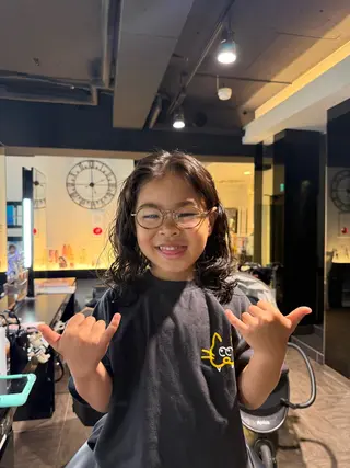 パーマ メンズ レイヤー/ハイトーン ROKUのヘアスタイル