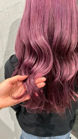 ロング カラー 落合 和奏のヘアスタイル