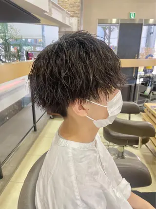 パーマ メンズ メンズカット松戸/韓 国/メンズパーマ航太のヘアスタイル