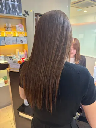 ロング 西村 亜弥のヘアスタイル