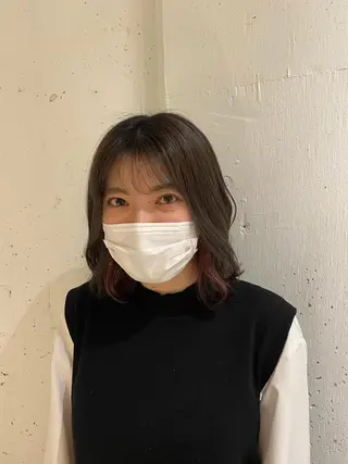 ショート カラー ナチュラル/韓国💎 haruka 💎のヘアスタイル