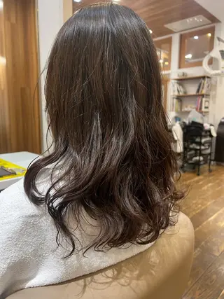 セミロング 村中 逸紀のヘアスタイル